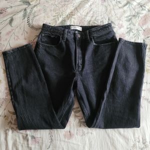 NWOT Abercrombie black mom jeans
